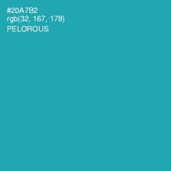 #20A7B2 - Pelorous Color Image