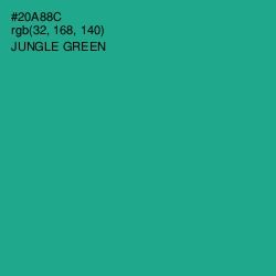 #20A88C - Jungle Green Color Image