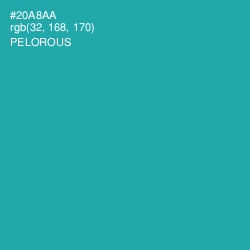 #20A8AA - Pelorous Color Image