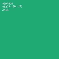 #20A975 - Jade Color Image