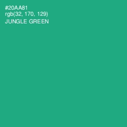 #20AA81 - Jungle Green Color Image
