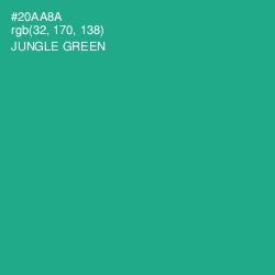 #20AA8A - Jungle Green Color Image