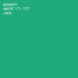 #20AB7F - Jade Color Image