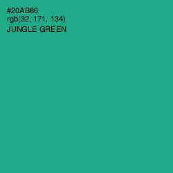 #20AB86 - Jungle Green Color Image