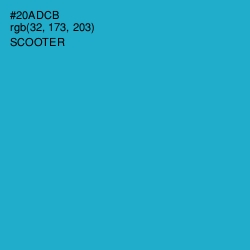 #20ADCB - Scooter Color Image