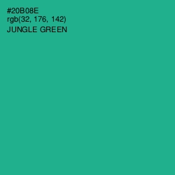 #20B08E - Jungle Green Color Image
