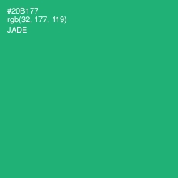 #20B177 - Jade Color Image