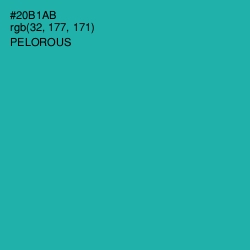 #20B1AB - Pelorous Color Image