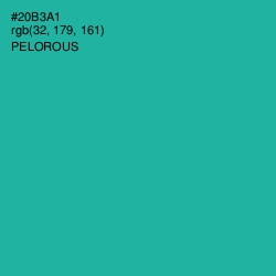 #20B3A1 - Pelorous Color Image