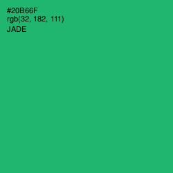 #20B66F - Jade Color Image