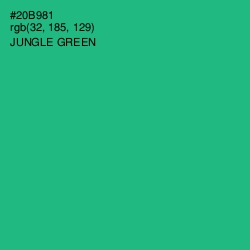 #20B981 - Jungle Green Color Image
