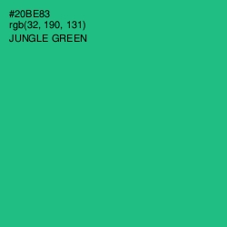 #20BE83 - Jungle Green Color Image