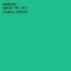 #20BE8D - Jungle Green Color Image