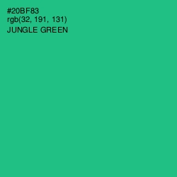 #20BF83 - Jungle Green Color Image