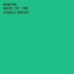 #20BF8A - Jungle Green Color Image