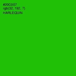 #20C007 - Harlequin Color Image