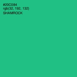 #20C084 - Shamrock Color Image