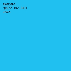 #20C0F1 - Java Color Image