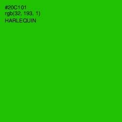 #20C101 - Harlequin Color Image