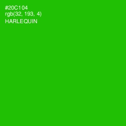 #20C104 - Harlequin Color Image