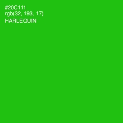 #20C111 - Harlequin Color Image
