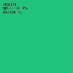 #20C27E - Malachite Color Image