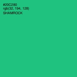 #20C280 - Shamrock Color Image