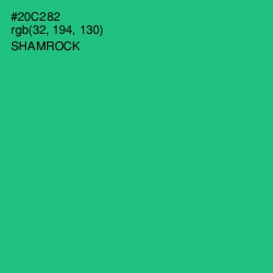 #20C282 - Shamrock Color Image