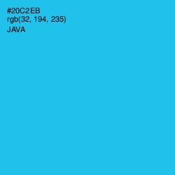 #20C2EB - Java Color Image