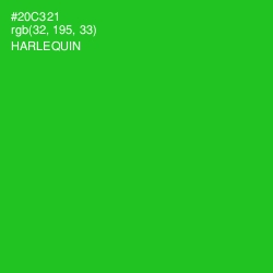 #20C321 - Harlequin Color Image