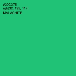 #20C375 - Malachite Color Image