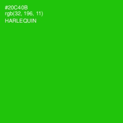 #20C40B - Harlequin Color Image