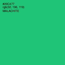 #20C477 - Malachite Color Image