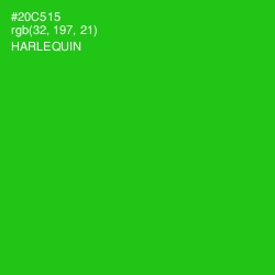 #20C515 - Harlequin Color Image