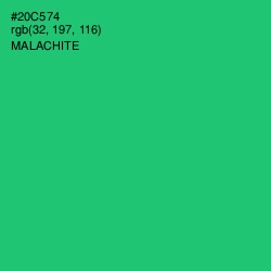 #20C574 - Malachite Color Image