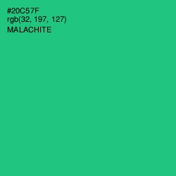 #20C57F - Malachite Color Image