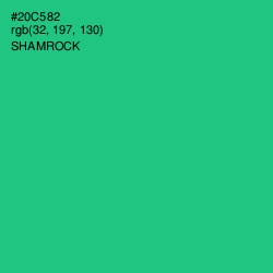 #20C582 - Shamrock Color Image