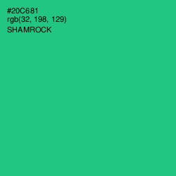 #20C681 - Shamrock Color Image