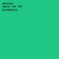 #20C684 - Shamrock Color Image