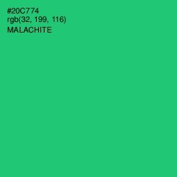 #20C774 - Malachite Color Image