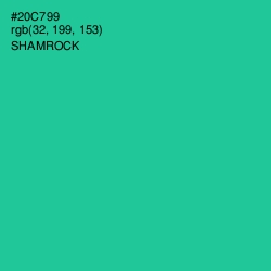 #20C799 - Shamrock Color Image