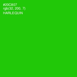 #20C807 - Harlequin Color Image