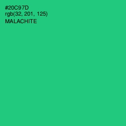 #20C97D - Malachite Color Image