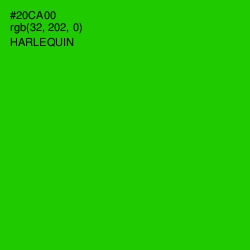 #20CA00 - Harlequin Color Image