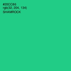 #20CC86 - Shamrock Color Image