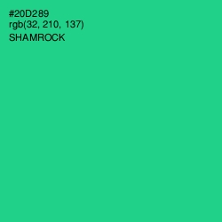 #20D289 - Shamrock Color Image