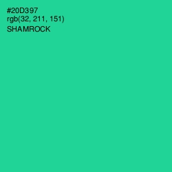 #20D397 - Shamrock Color Image