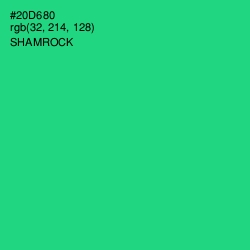 #20D680 - Shamrock Color Image