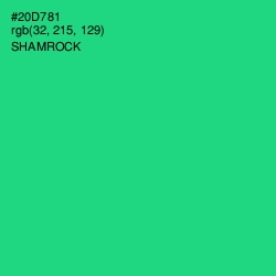 #20D781 - Shamrock Color Image