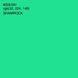 #20E091 - Shamrock Color Image